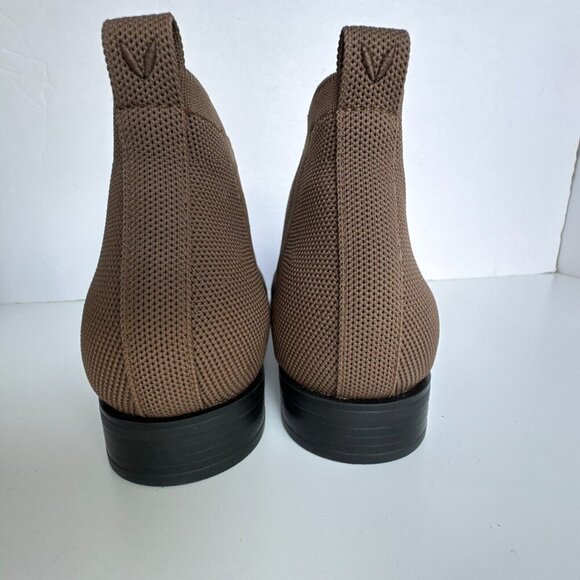 VIVAIA Square-Toe Water-Repellent Ankle Boots Size 41.5 Size 10 Ryan Pro Brown - Picture 8 of 12